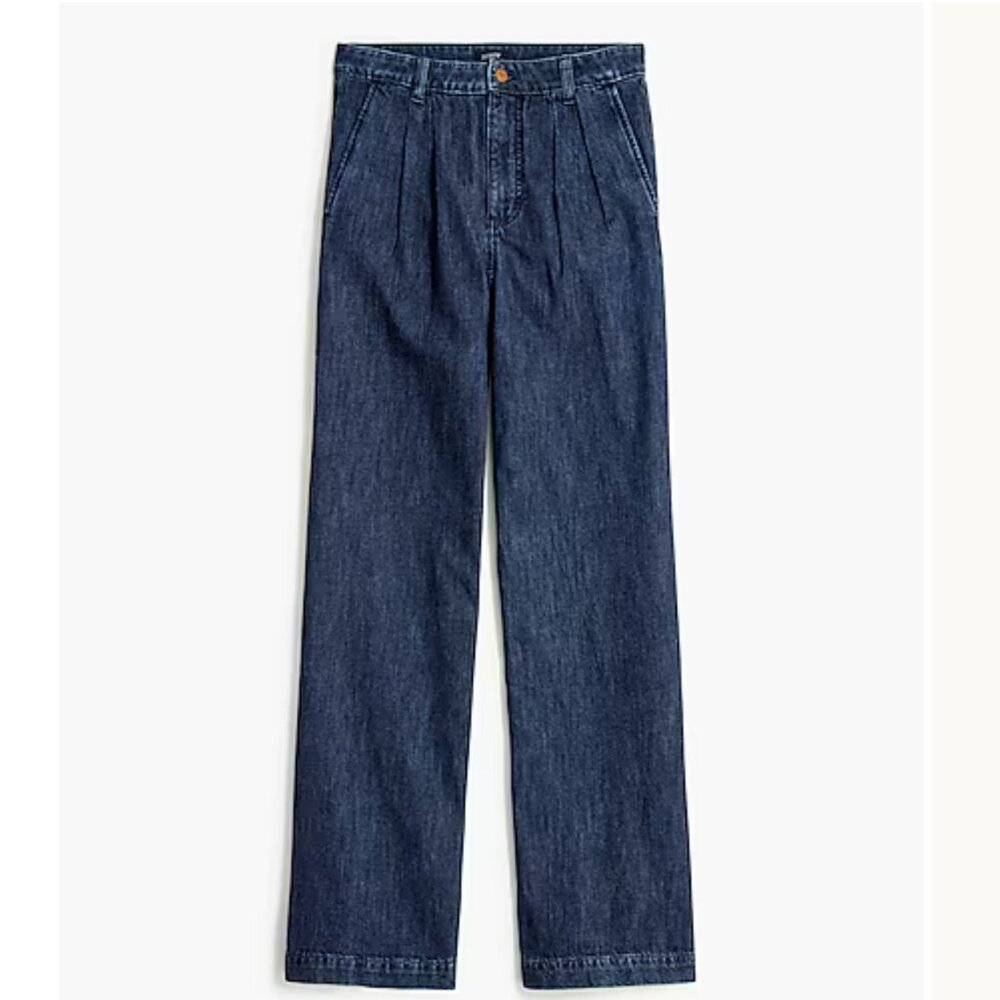 J.Crew Factory Pleated Trouser Jean